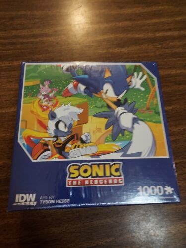 New RARE Sonic the Hedgehog 1000 piece Jigsaw Puzzle IDW Games BOX MNT 🎁🎁🎁 | eBay