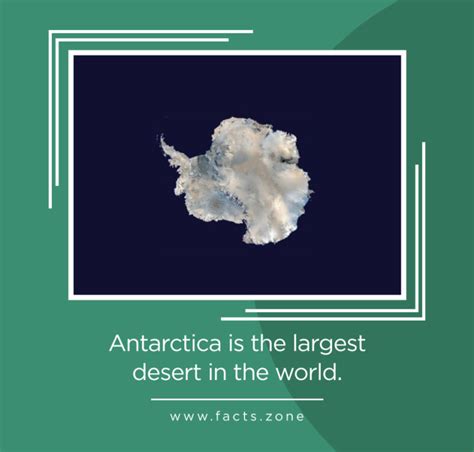 Antarctica is the largest desert in the world • Facts Zone