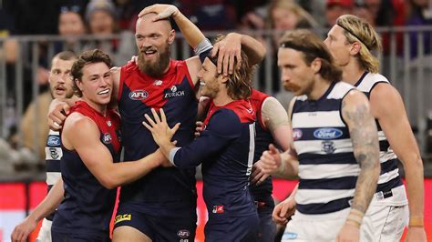 AFL: Max Gawn's career-best performance catapults Melbourne to first ...