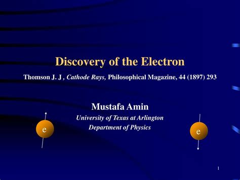 PPT - Discovery of the Electron PowerPoint Presentation, free download ...