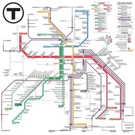 MBTA map redesigns | Bostonography