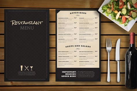 Restaurant Menu Mockup | Menu mockup, Menu restaurant, Restaurant menu template