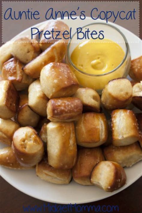 Auntie Anne’s Pretzel Bites Copycat Recipe