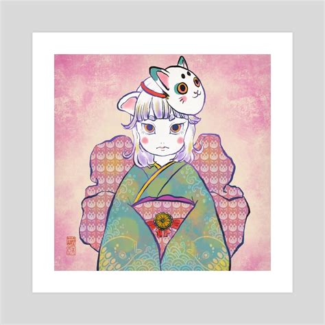 KOMAINU, an art print by Miacomart - INPRNT