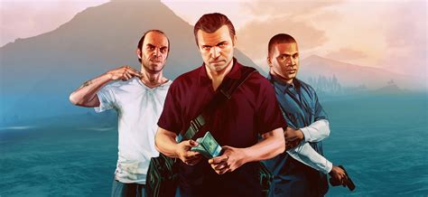 2340x1080 Resolution Trevor, Franklin and Michael in GTA 2340x1080 ...