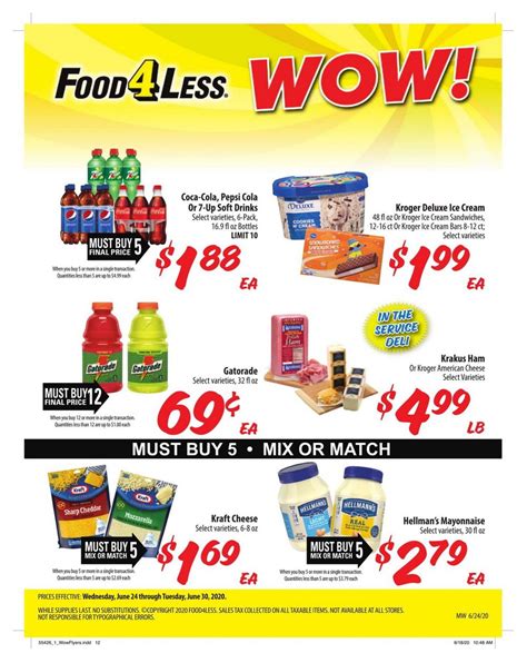 Food 4 Less Weekly Ad Jun 24 – Jun 30, 2020