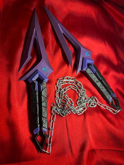 Valorant Kuronami Knife Purple-valorant Kuronami No Yaiba-valorant Cosplay-valorant Gift-gift ...