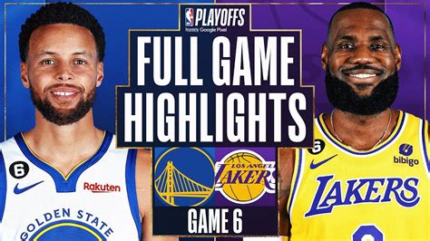 #6 WARRIORS at #7 LAKERS | FULL GAME 6 HIGHLIGHTS | May 12, 2023 - YouTube