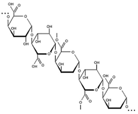 The structure of pectin. | Download Scientific Diagram