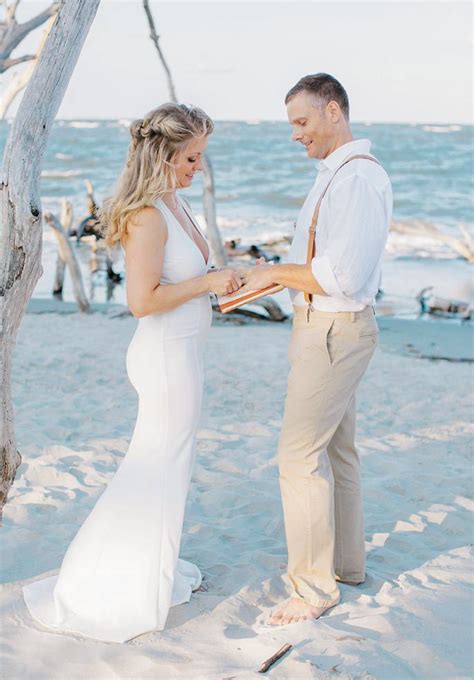 This intimate elopement on Folly Beach might be your dream day | Charleston, SC | Charleston ...