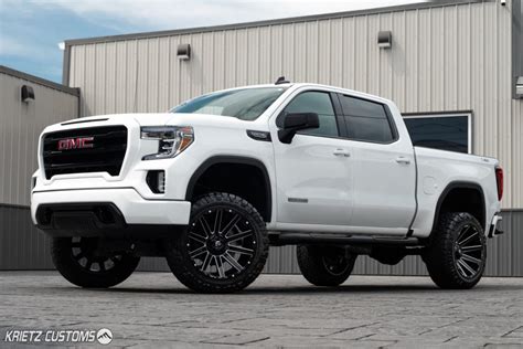 Lifted 2019 GMC Sierra 1500 with 22×12 Fuel Contra Wheels and 7 Inch ...