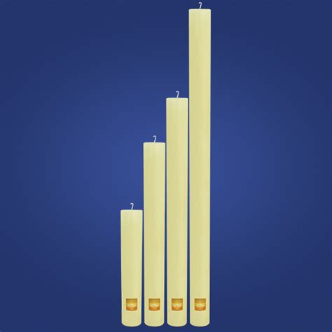 Altar Candles 4″ Plus Diameters – Duffy Scott Church