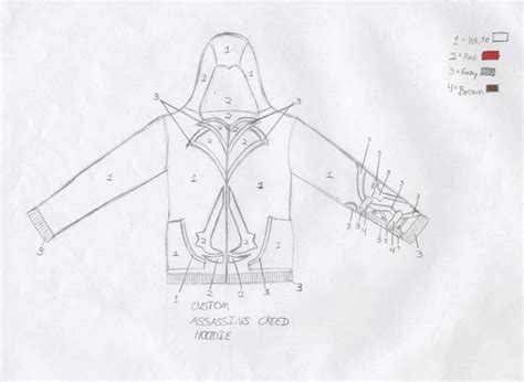 assassin's creed hoodie sewing pattern - LynethAshwin