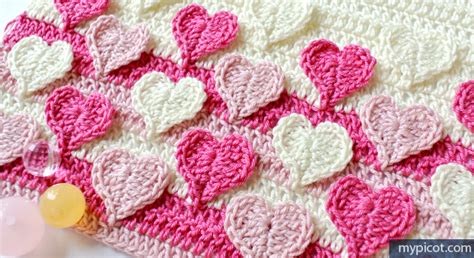 Heart Crochet Blanket Pattern Free Tutorial - Crochet News