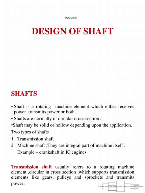 Shaft Design | PDF | Stress (Mechanics) | Bending