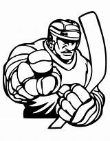 Free Hockey Coloring Book Download Png  sketch template