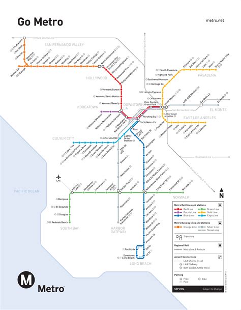 LA Metro | Transit map, Los angeles metro map, Metro rail