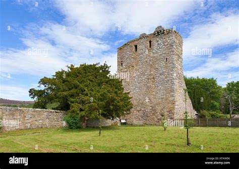 The ruins of Drumin Castle. Once owned by Alexander Stewart, The Wolf of Badenoch. It's thought ...