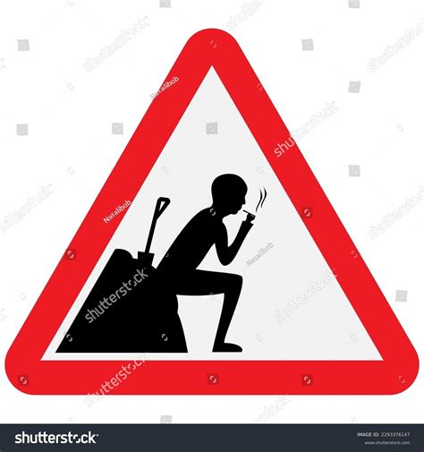 Funny Road Signs Road Sign Warning Stock Vector (Royalty Free ...