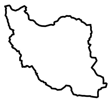 Iran Map Vector - ClipArt Best