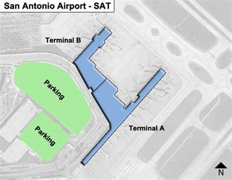 San Antonio Airport Map – Map Of The World