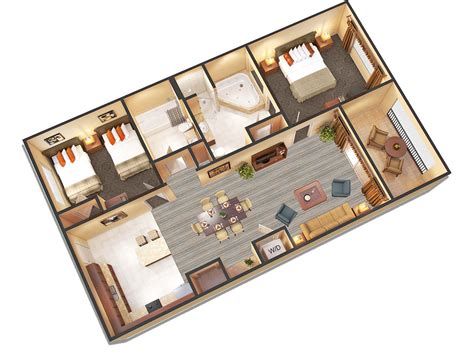 Disneyland Hotel 3 Bedroom Suite Layout | www.resnooze.com