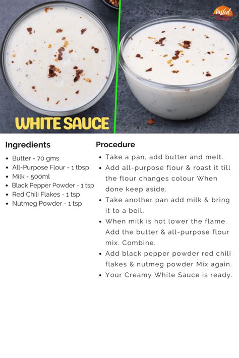 Creamy White Sauce | Easy Bechamel Sauce - Tasted Recipes