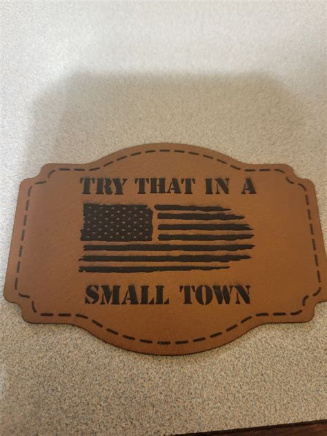 Try That in a Small Town - Etsy