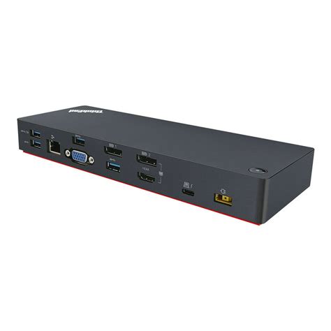 Lenovo ThinkPad Thunderbolt 3 Dock - Port replicator - Thunderbolt 3 - VGA, HDMI, 2 x DP - GigE ...