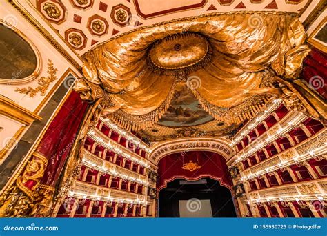 Teatro Di San Carlo, Naples Opera House Editorial Stock Photo - Image ...