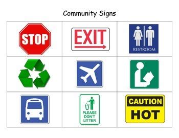 Community Safety Survival Signs Symbols 135 Flashcard - vrogue.co