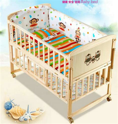 Solid Wood Baby Cot Baby Bed Bed Baby Furniture Wholesale Baby Net Bed ...