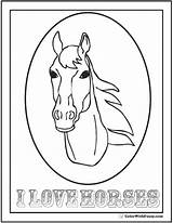 Horse Pictures Coloring Pages sketch template