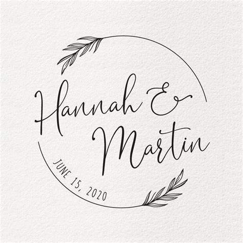 CUSTOM WEDDING STAMP Large Wedding Stamp Personalized - Etsy | Custom ...