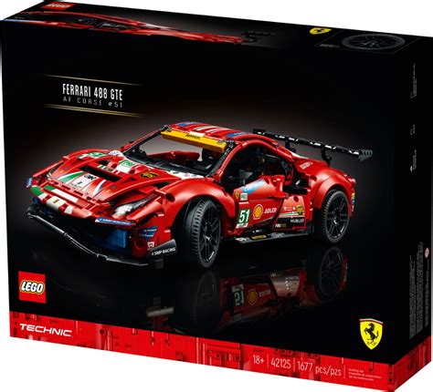 Customer Reviews: LEGO Technic Ferrari 488 GTE AF Corse 51 42125 6332760 - Best Buy