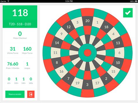 Darts scorer & practice app by Julio Di Nicola on Dribbble