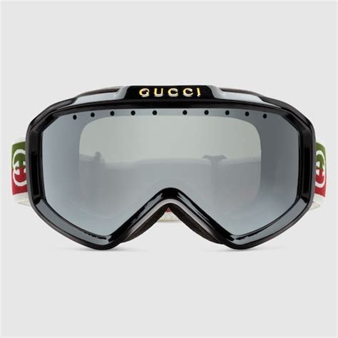 Gucci ski goggles in black injected | GUCCI® US