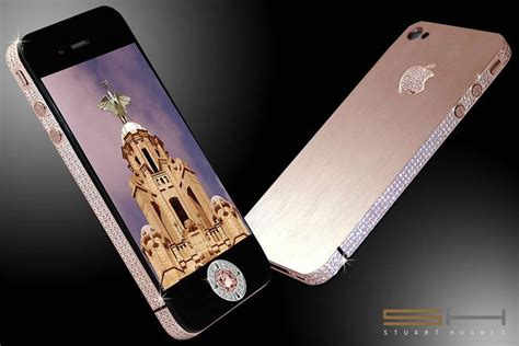 The Worlds Most Expensive Phone - iPhone 4 Diamond Rose by Stuart Hughes - eXtravaganzi