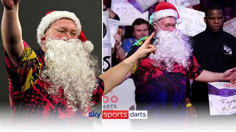 Ricky Evans brings festive spirit to Ally Pally with unique walk-on ...