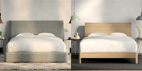 Casper Has a New Line of Bed Frames That Feature Felted Wool and Oak Wood