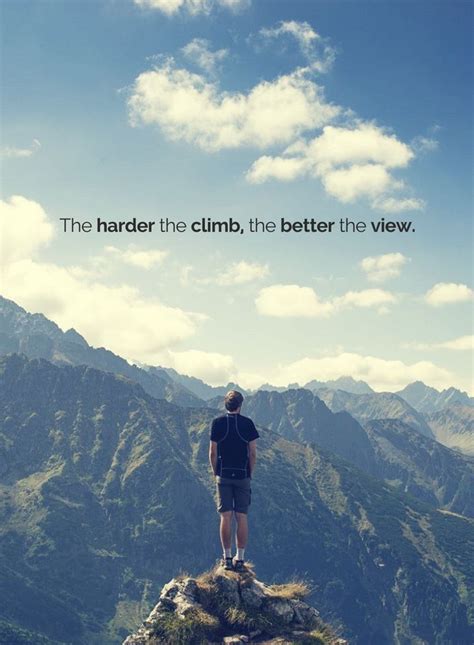 The harder the climb, the better the view // follow us @motivation2study for daily inspiration ...