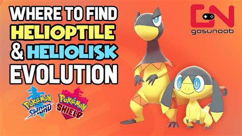 helioptile evolution pokemon sword - aron-mezquita