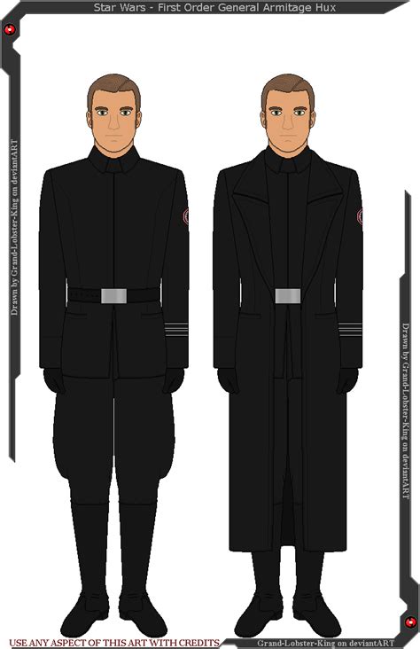 Star Wars - First Order General Hux's Uniforms by https://www.deviantart.com/grand-lobster-king ...