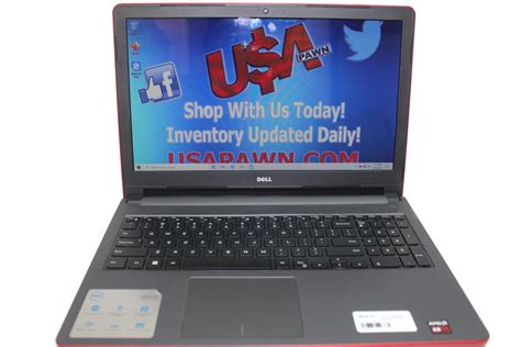 Dell P51F Laptop 15.6" 2tb 12gb RAM Amd A8 - Red | USA Pawn