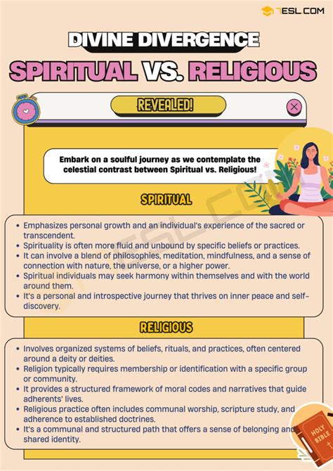 Spiritual vs. Religious: Understanding Confusing Terms • 7ESL