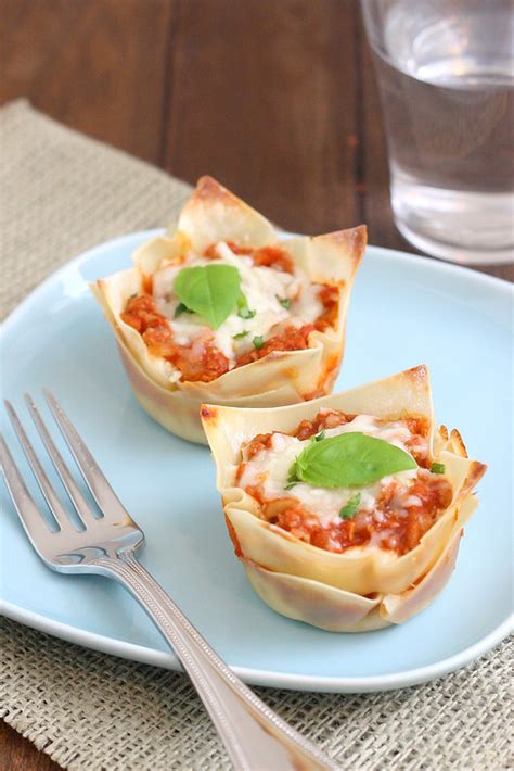 Muffin Tin Mini Lasagna | Recipes, Yummy food, Culinary