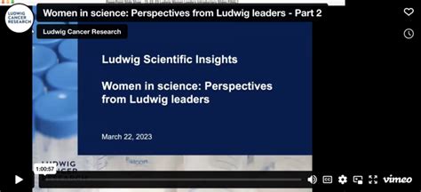 Women in Science: Perspectives from Ludwig Leaders | Ludwig Princeton Branch