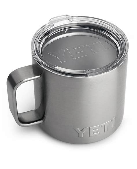 YETI Rambler 14 Oz Mug Stainless Steel - SKU-304-Stainless Steel - TACWRK