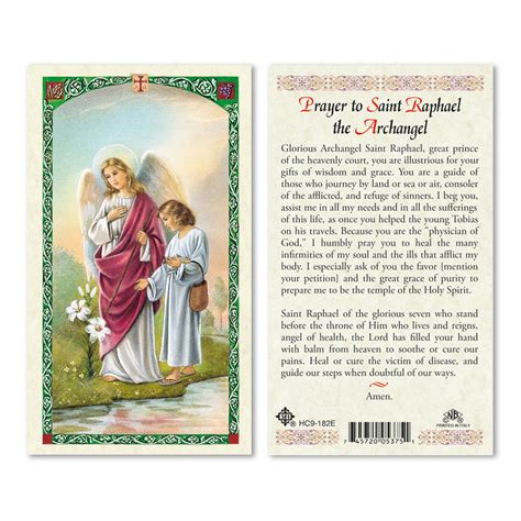 Prayer to St. Raphael the Archangel – The Catholic Gift Store