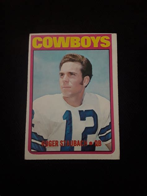 1972 Roger Staubach Rookie Card